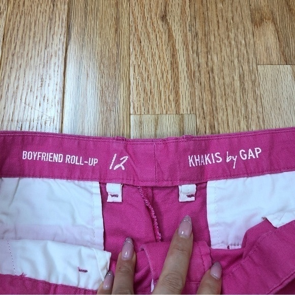 GAP boyfriend roll up shorts pink - Picture 3 of 6